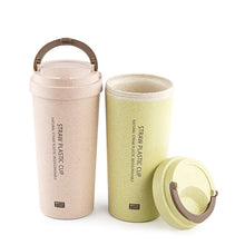 Coffee/Tea Cup Bottle 400mL - Wheat Straw