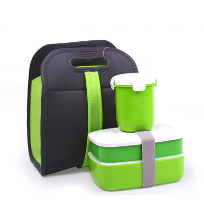 Lunch Box + Lunch Bag with Handbag